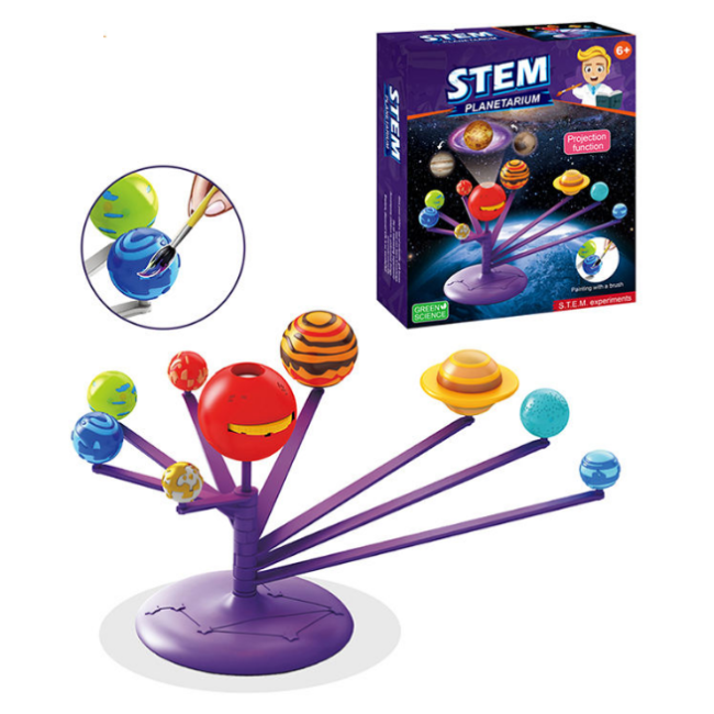 DIY Solar System Model Kit With Projection Function