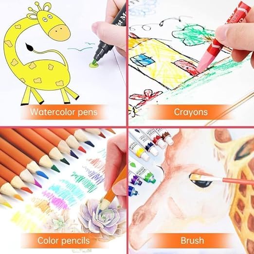 145 PCS Unicorn Colour Art Case