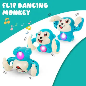 Musical Dancing & Rolling Tumble Monkey