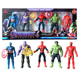 Spider-Man figure, Hulk toy, Iron Man action figure, Avengers 6-pack.