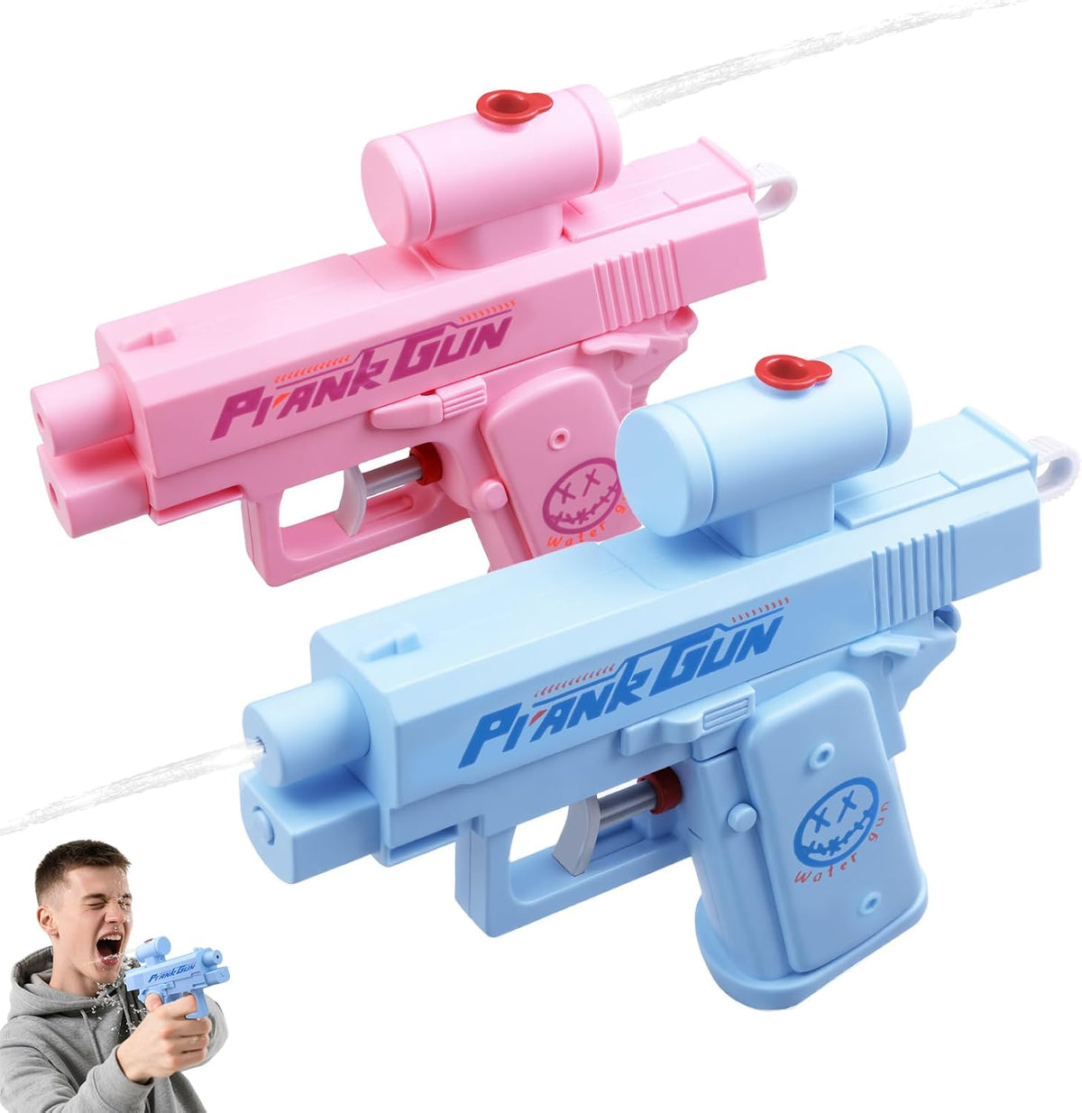 Kids prank water gun by KidoKraze with colorful plastic body and trigger for fun outdoor play