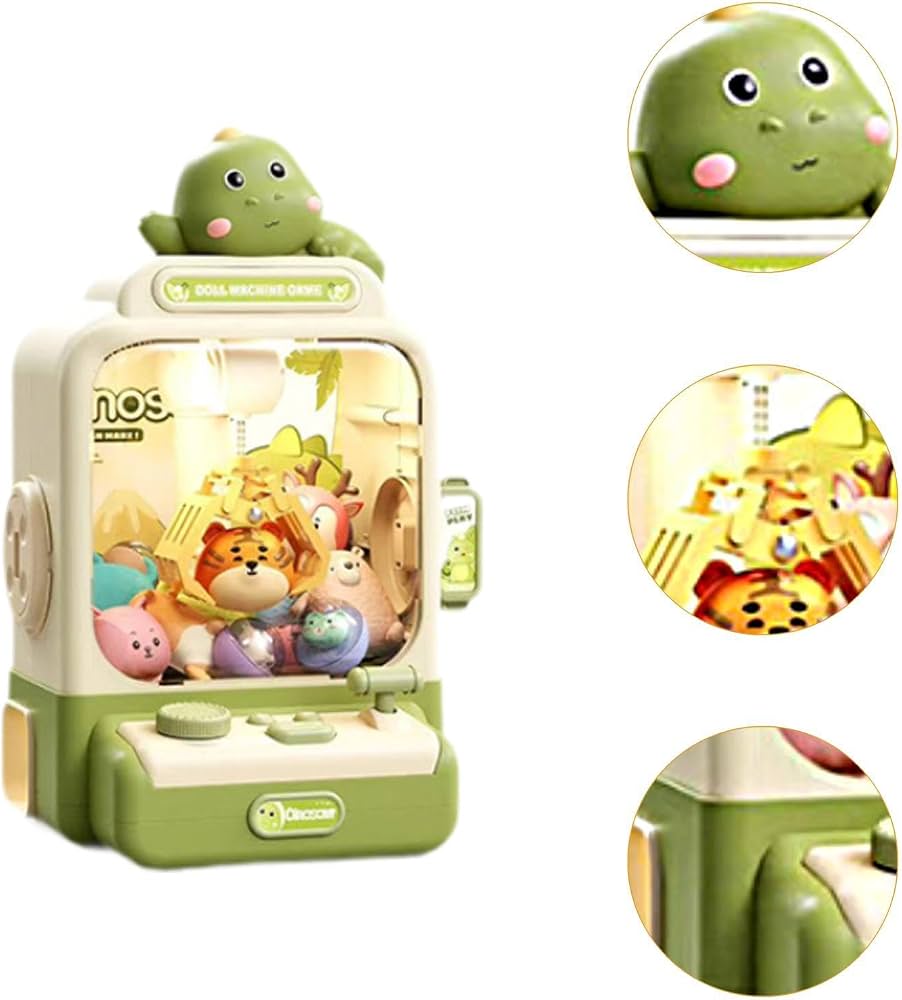 KidoKraze kids claw machine toy with colorful buttons and claw mechanism for catching small plush toys or prizes.