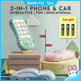 Wonderful Toys: 2-in-1 Interactive Educational Phone & Racing Car