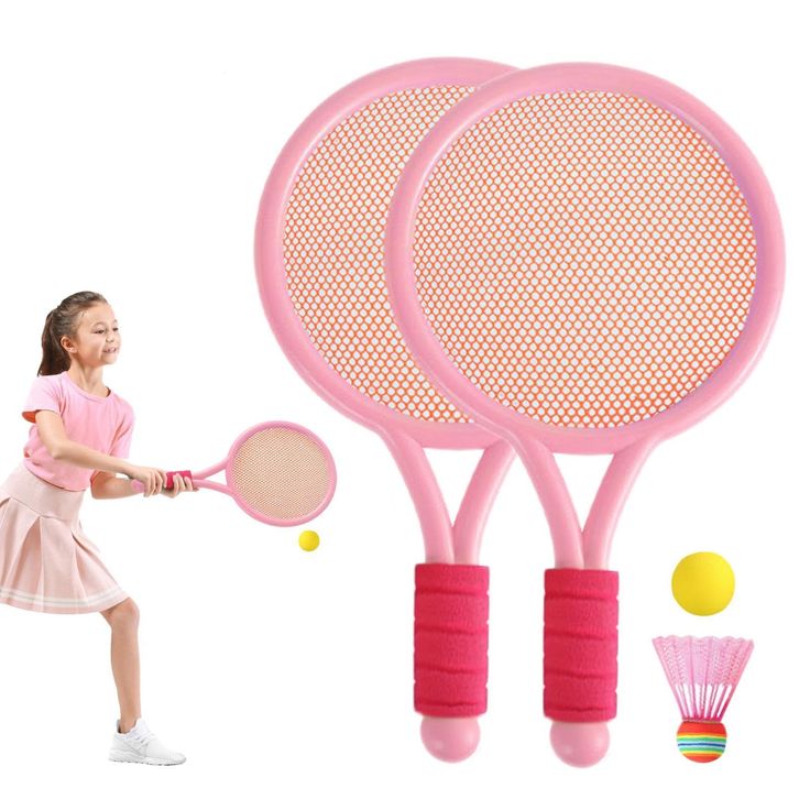 Soft Tennis Badminton Racket Set For Kids