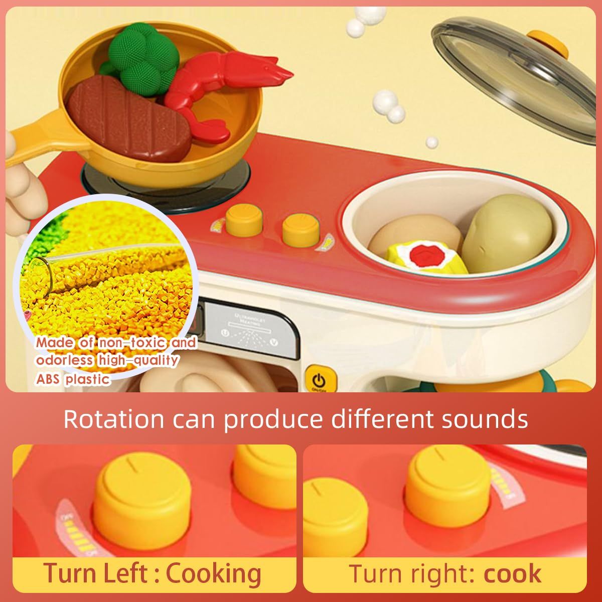Kids Pretend Play Breakfast Cooking Machine