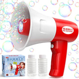Multifunctional Megaphone Bubble Blower Toy with Voice Recorder & Music