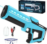 Electric LED Water Gun with Target Scope & Protective Goggles