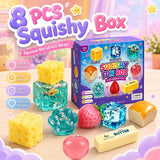 8 Pieces Squishy Fun Box