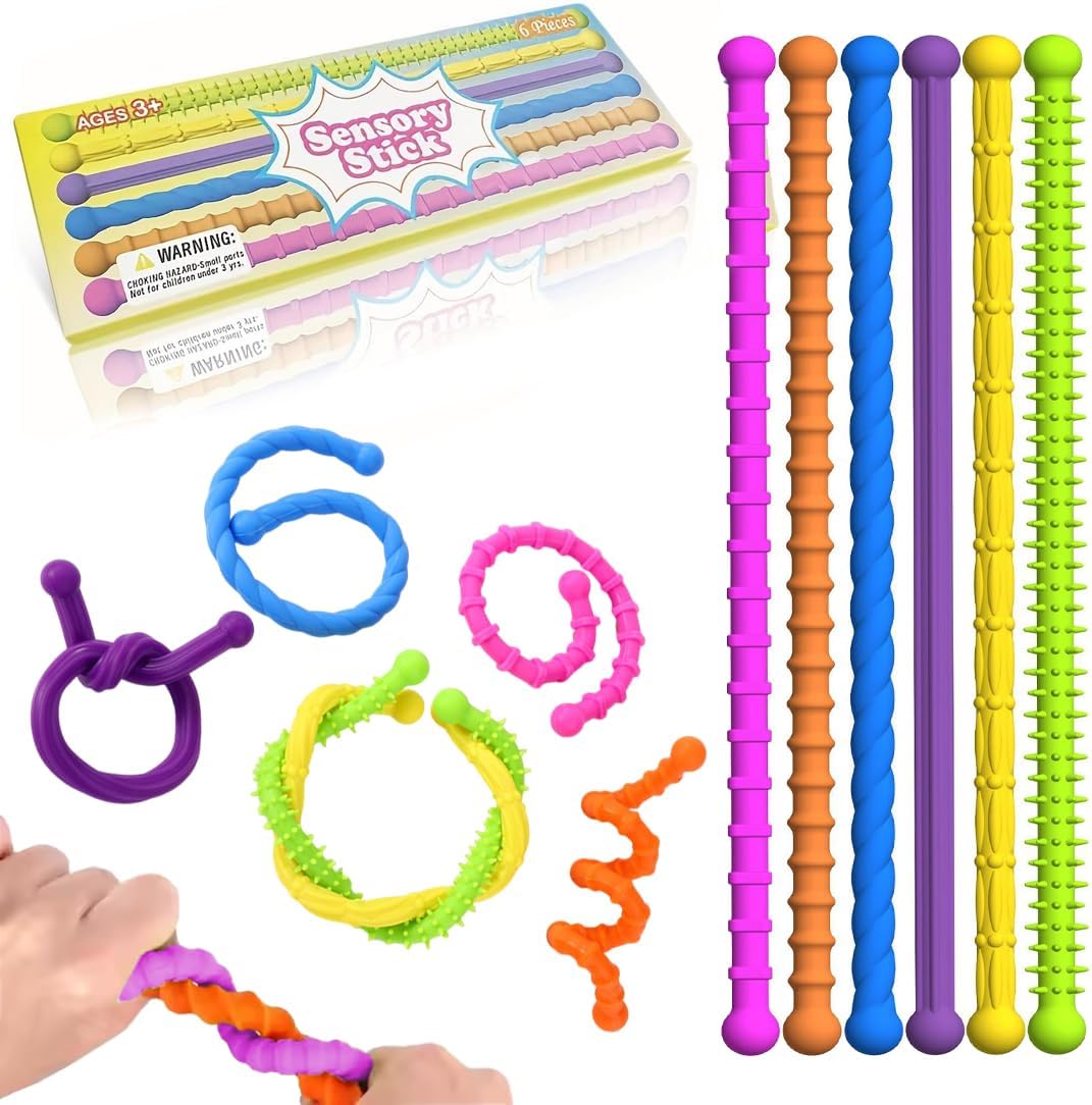 Sensory Fidget Stick Toy-Pack of 6