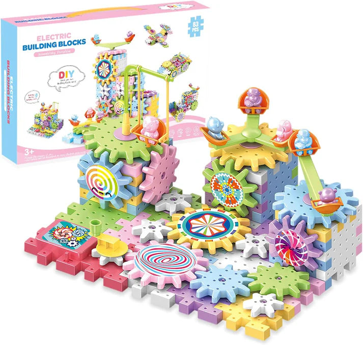 Electric Building Block Gear Toy (83 pcs)