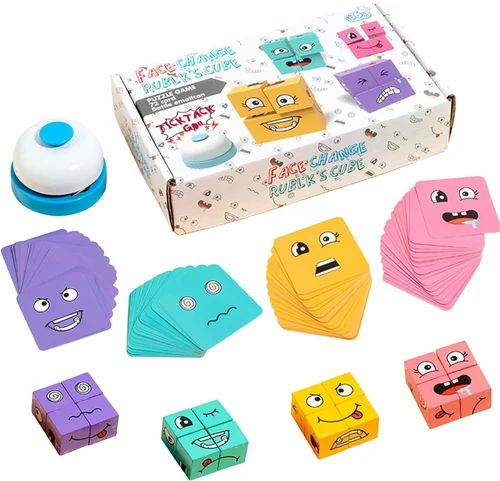 FUN FACE CHANGING RUBIKS CUBE