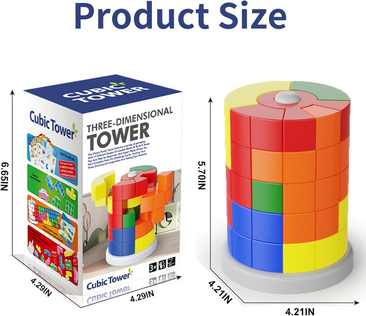 3D Ketamino Cubic Tower Puzzle