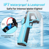 Electric LED Water Gun with Target Scope & Protective Goggles