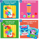 DIY Pom Pom Art Craft Kit for Kids