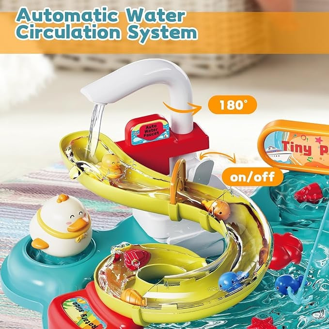 Magnetic Fishing Game with Electric Water Circulation