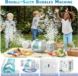 Automatic Dual-Head 360 Degree Rotating Bubble Blower Machine