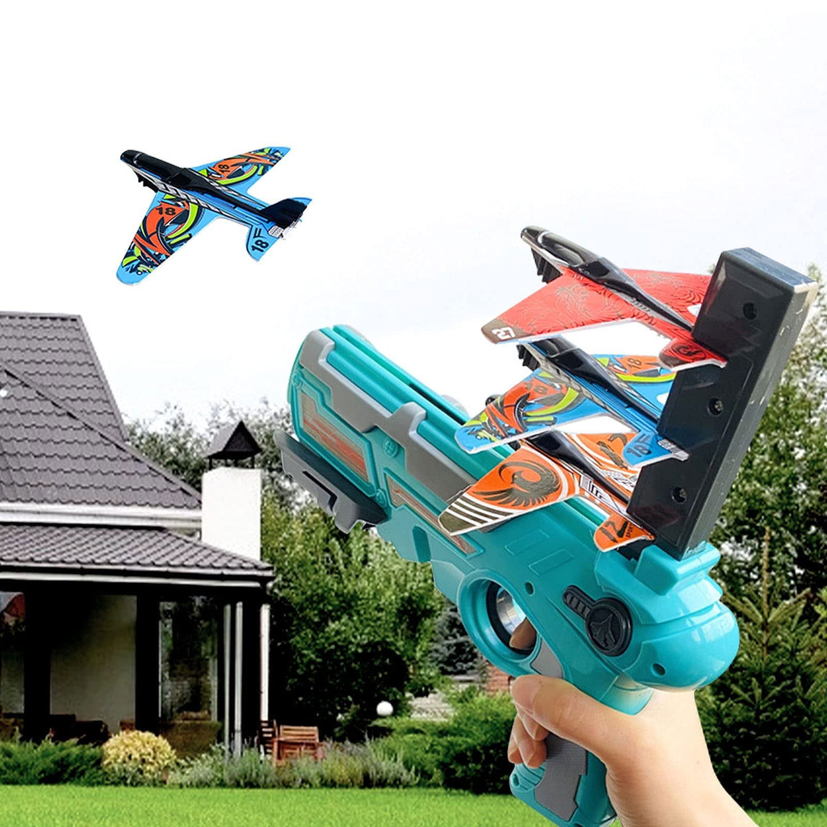 Aircraft Launcher Battle Gun - KidoKraze