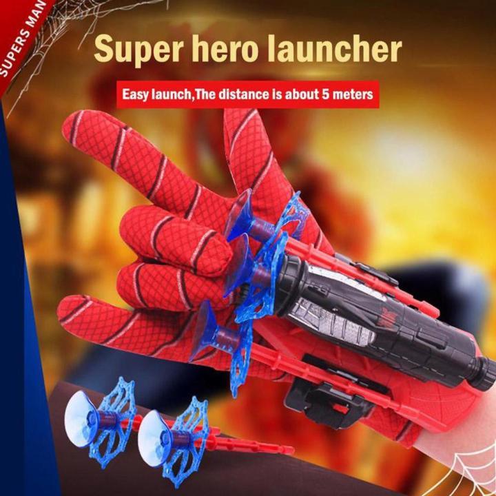 Amazing Spiderman Costume Shooter Glove Toy - KidoKraze