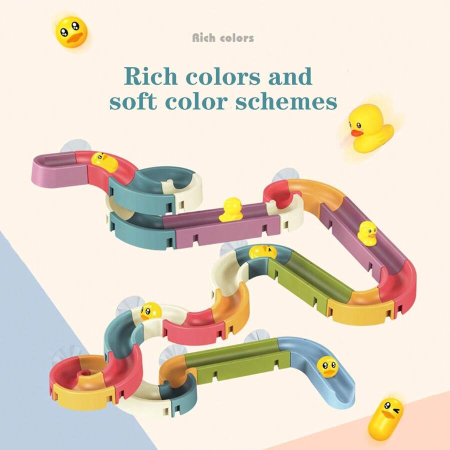 Baby Bath Track Toy with Duck & Balls - KidoKraze