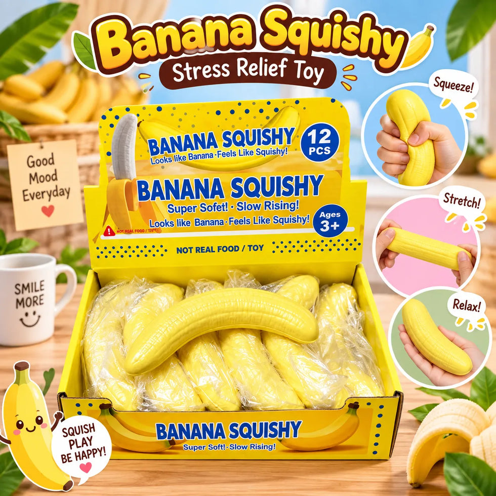 Banana Squishy Stress Relief Toy