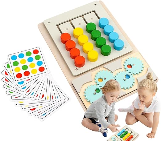 Brain Teaser Wooden Board Game - KidoKraze