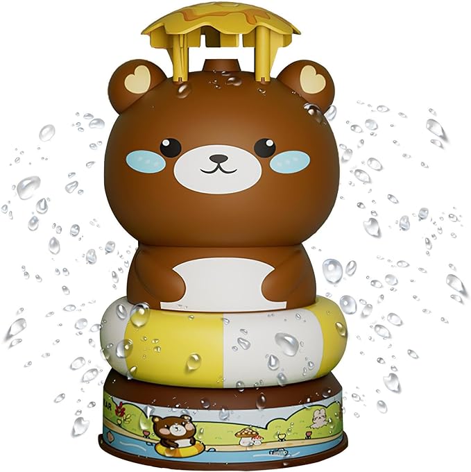 Brown Bear Water Sprinkler For Kids - KidoKraze