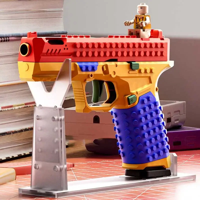 DIY Building Block Blaster – Tactical Handle Toy