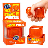 KidoKraze Nee Doh Nice Cube sensory squeeze stress toy with colorful, textured silicone surface for stress relief and tactile play.