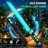 Gold Diamond Colorful Light Sword