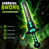 Gold Diamond Colorful Light Sword