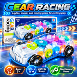 Racing Gear Transparent Mechanical Gear Toy Car