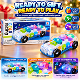 Racing Gear Transparent Mechanical Gear Toy Car