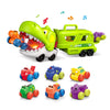 Cartoon Dinosaur Transport Truck Toy Set for kids