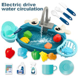 Electric Dishwasher Kitchen Sink Toy - KidoKraze