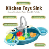 Electric Dishwasher Kitchen Sink Toy - KidoKraze