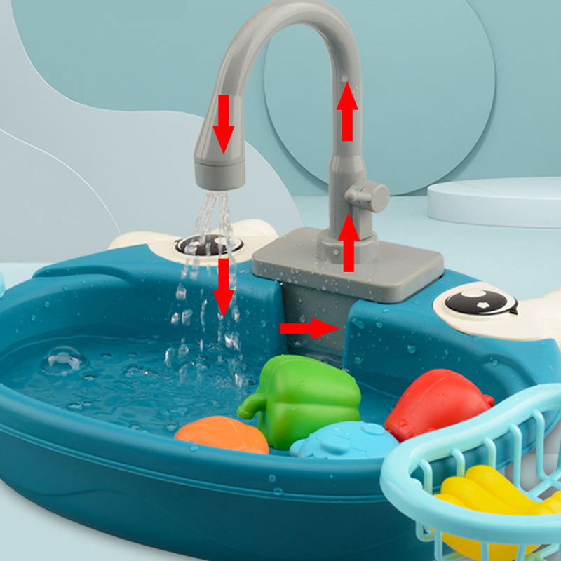 Electric Dishwasher Kitchen Sink Toy - KidoKraze