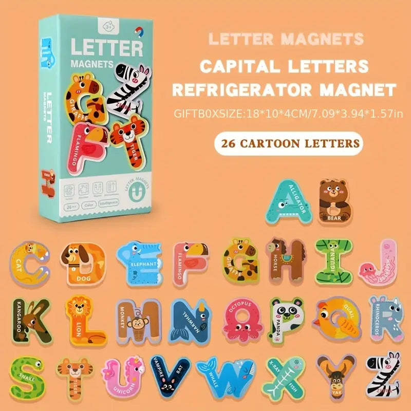 Interactive Magnetic Alphabet Learning letters for Toddlers