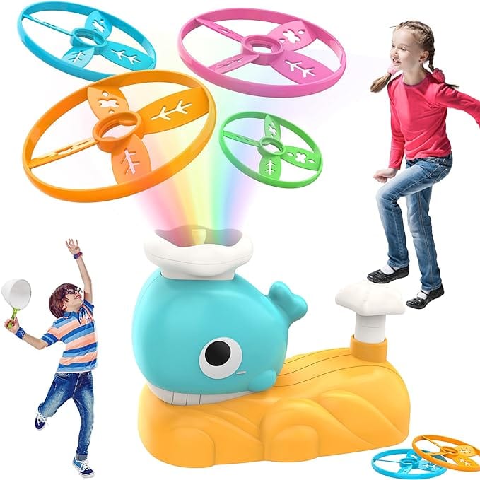 Fun & Attractive Whale Disc Flying Saucer Toy - KidoKraze