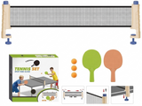 Complete Portable Retractable Table Tennis Set for kids