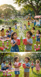 Soda Can Bubble Blower Toy with LED Lights & Music