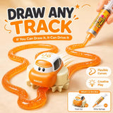 DIY Magic Slime Track Car Toy