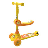 Baby Kids Scooty wheel outdoor 3 wheels 2 in 1 kick and foot scooty