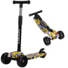 3-Wheel Kids Graffiti Kick Scooter with LED Flashing Wheels
