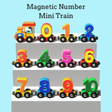 Magnetic Digital Number Train Toy For Kids