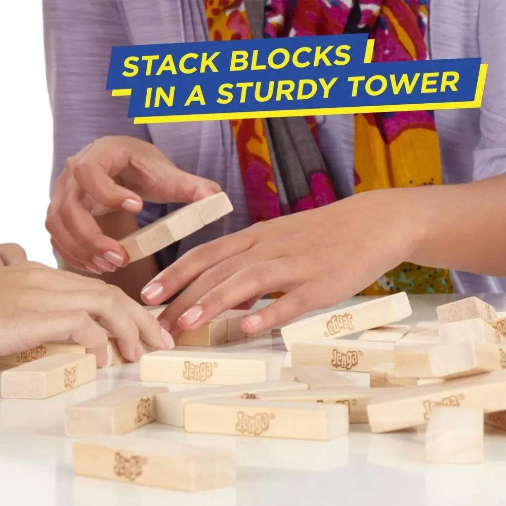 Jenga Classic Game with hardwood Blocks - KidoKraze