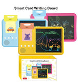 2-in-1 Kids Smart Flash Card Reader & LCD Writing Tablet
