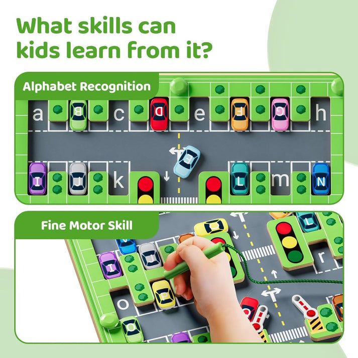 Montessori Vehicles Maze Board