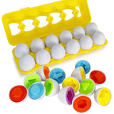 Montessori Smart Eggs Puzzle Matching - KidoKraze