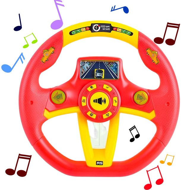 Multifunctional Musical Steering Wheel for Kids - KidoKraze