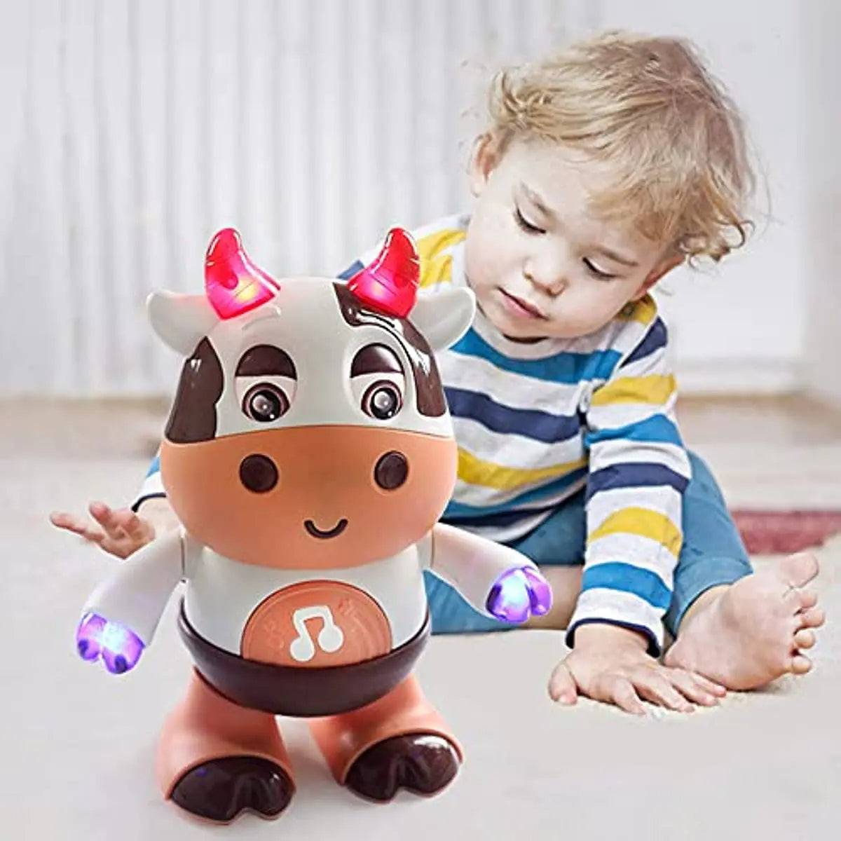 New Dancing Walking Baby Cow Toy - KidoKraze